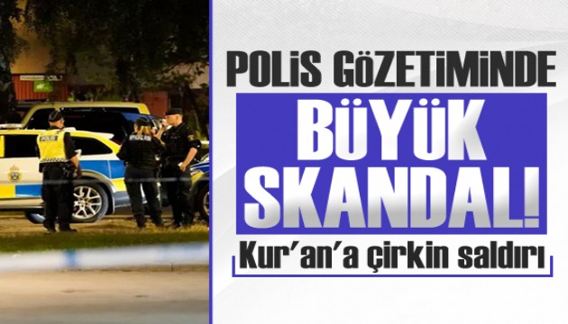 Polis gözetiminde rezalet! Kur'an'a çirkin saldırı