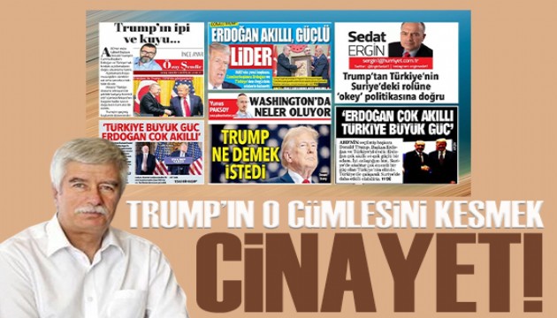 Faruk Bildirici yazdı: Trump'ın o cümlesini kesmek cinayet