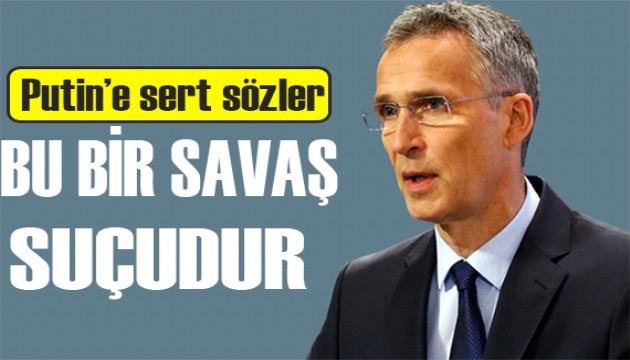 Putin'e sert sözler: Bu bir savaş suçudur