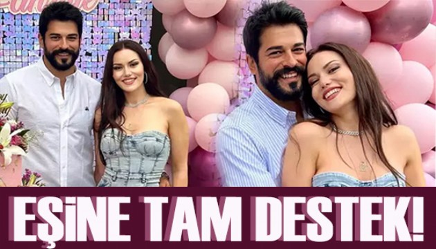 Fahriye Evcen'den eşine tam destek!