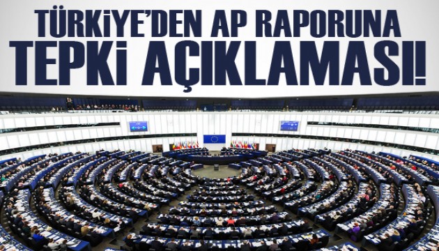Dışişleri Bakanlığı'ndan Avrupa Parlamentosu'na tepki!