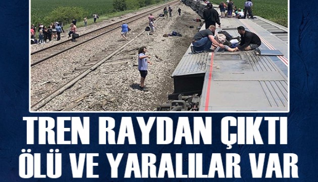 Tren raydan çıktı! Ölü ve yaralılar var