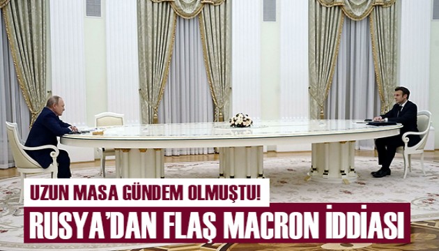 Rusya'dan Macron iddiası!