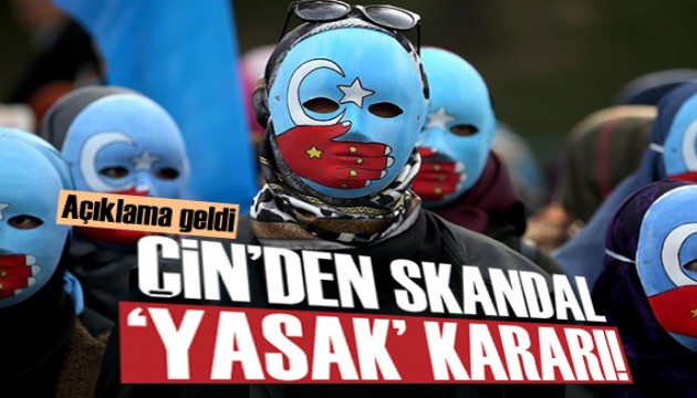 Çin'den skandal yasak kararı!