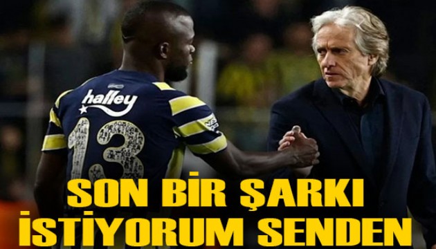 Enner Valencia, Jorge Jesus'tan 'son bir şarkı' istedi