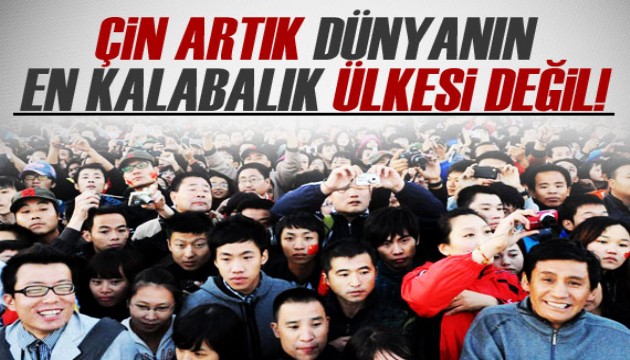 Hindistan 'dünyanın en kalabalık ülkesi' oldu!