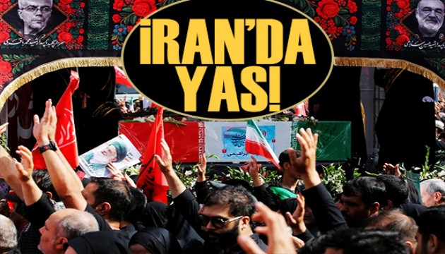 İran'da toplu cenaze töreni! Binlerce kişi katıldı