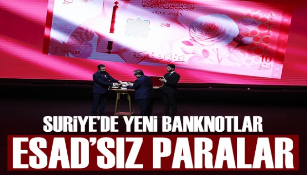 Suriye'de yeni banknotlar tanıtıldı
