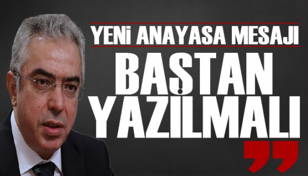 Mehmet Uçum'dan anayasa mesajı: Boş ezberlerle geri adım atılamaz
