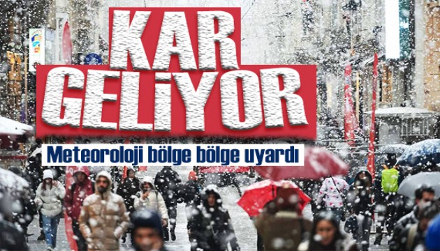 Meteoroloji bölge bölge uyardı: Kar ve fırtına geliyor! İstanbul'da yağışlar devam edecek mi?