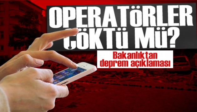 Balıkesir'deki deprem sonrası bakanlıktan açıklama: GSM operatörleri çöktü mü?