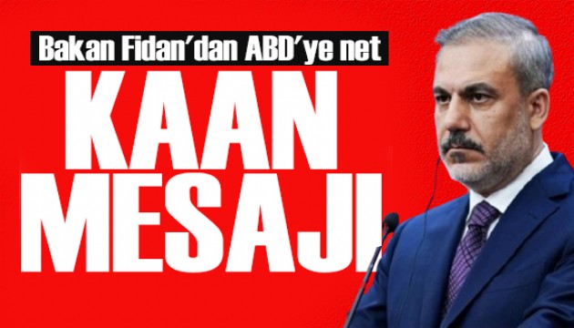 Bakan Fidan'dan KAAN mesajı: ABD ile CAATSA sorunu kalkmalı