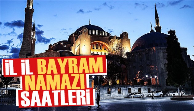 Diyanet açıkladı: İl il bayram namazı saatleri
