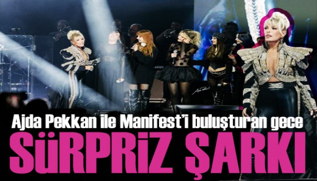 Ajda Pekkan'dan unutulmaz konser! Manifest grubuyla şarkı heyecanı