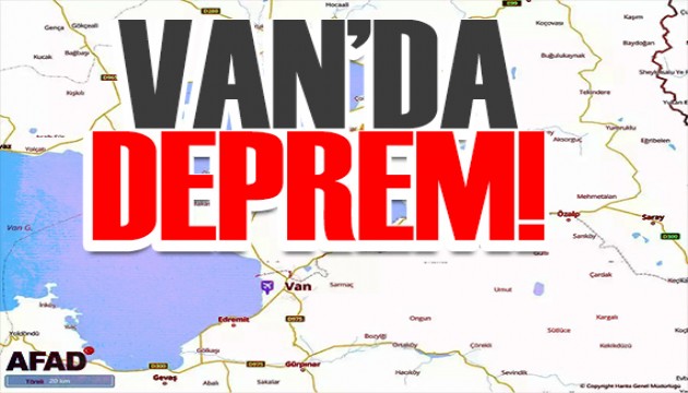 Van'da korkutan deprem! 5,2 ile sallandı