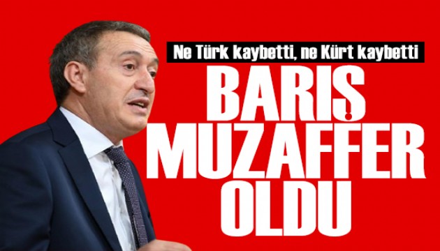 Tuncer Bakırhan'dan Terörsüz Türkiye mesajı: 86 milyon kazandı