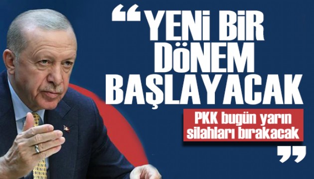 Erdoğan'dan Terörsüz Türkiye mesajı: Yeni bir dönem başlayacak