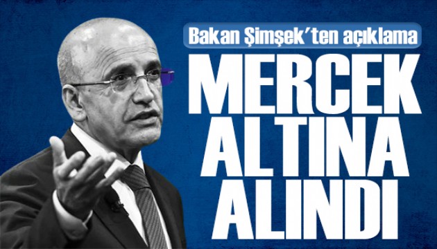 Maliye mercek altına aldı! Bakan Şimşek'ten açıklama
