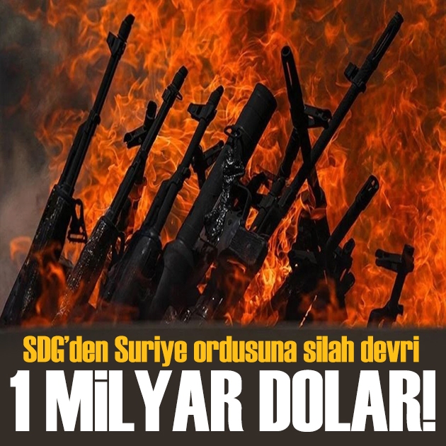 SDG'den Suriye ordusuna silah devri: 1 milyar doları bulabiliyor