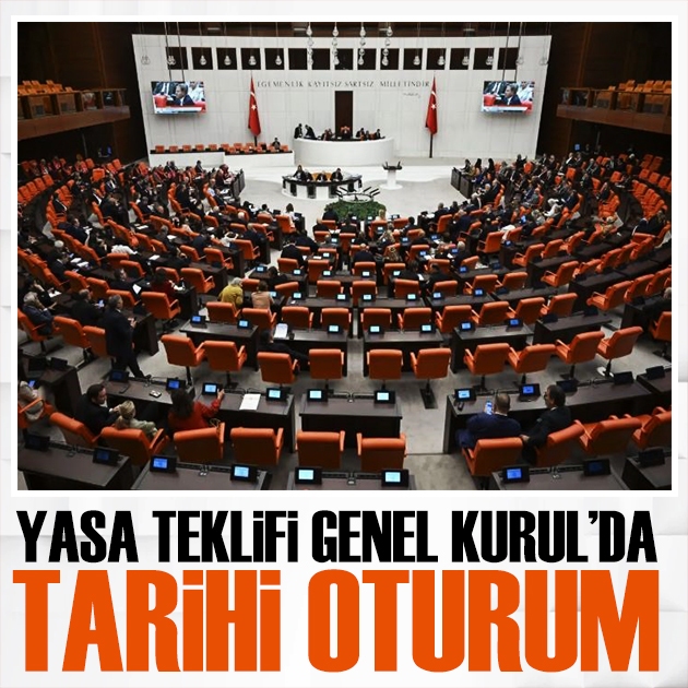 TBMM'de tarihi oturum: Terörsüz Türkiye yasası görüşülüyor