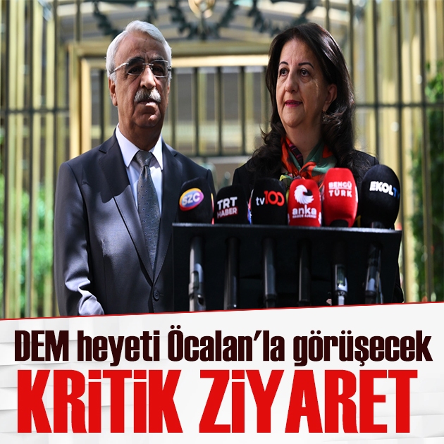 İmralı'da kritik buluşma: DEM  Parti heyetinin ziyaret tarihi belli oldu