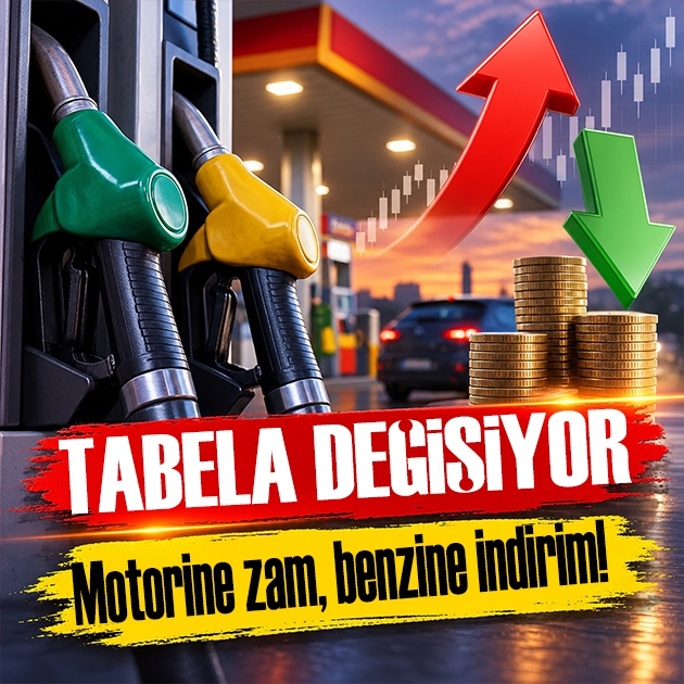 Akaryakıtta çifte değişim: Motorine zam, benzine indirim!