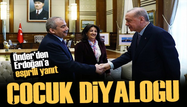 Erdoğan ve Sırrı Süreyya Önder arasında geçen diyalog dikkat çekti: Önder'den esprili yanıt!