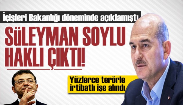 Soylu bakanlığı döneminde 