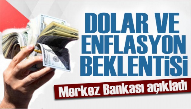 Merkez Bankası açıkladı: Yıl sonu dolar ve enflasyon beklentisi değişti