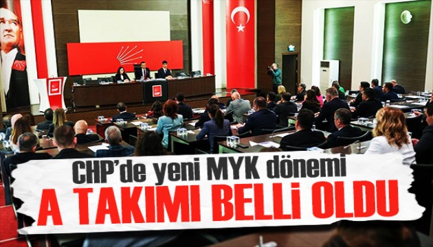 CHP MYK üyeleri belli oldu! Dikkat çeken liste