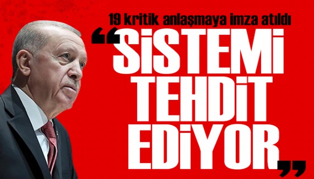 19 kritik anlaşma! Erdoğan Kırgızistan'da açıkladı: Sistemi tehdit ediyor