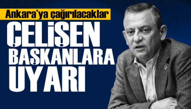 Özgür Özel'den parti görüşüyle çelişen başkanlara uyarı