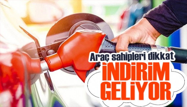 Araç sahiplerini sevindirecek haber: Motorine bu kez indirim geliyor