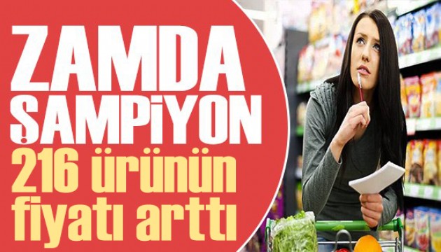 Zamda şampiyon! Fiyatı en çok artan ve azalan ürünler belli oldu