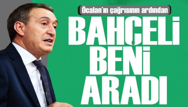 MHP lideri Bahçeli DEM Parti ile görüştü