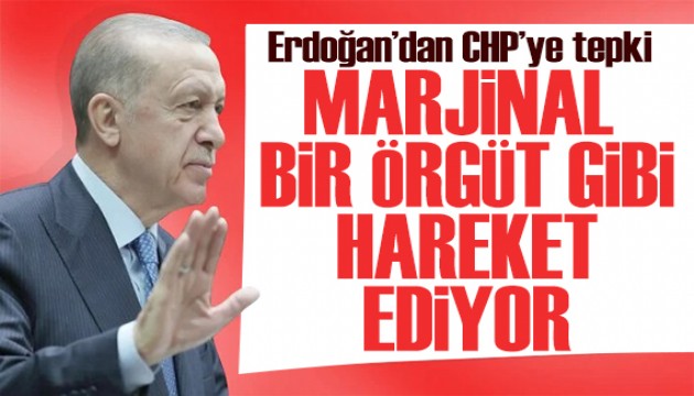 Cumhurbaşkanı Erdoğan: CHP marjinal bir örgüt gibi hareket ediyor