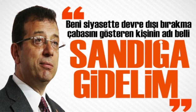 İmamoğlu Erdoğan'a seslendi: Mertçe sandığa davet ediyorum