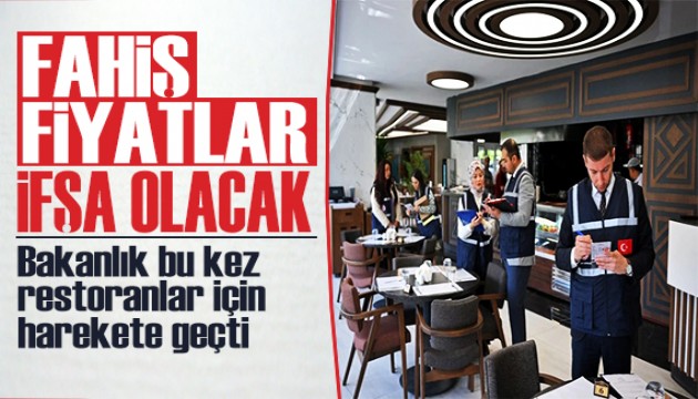 Bakan Kacır duyurdu: Restoranlardaki fahiş fiyatlara karşı yeni uygulama