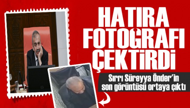 Sırrı Süreyya Önder'in rahatsızlanmadan önceki son görüntüleri... Hatıra fotoğrafı çektirdi