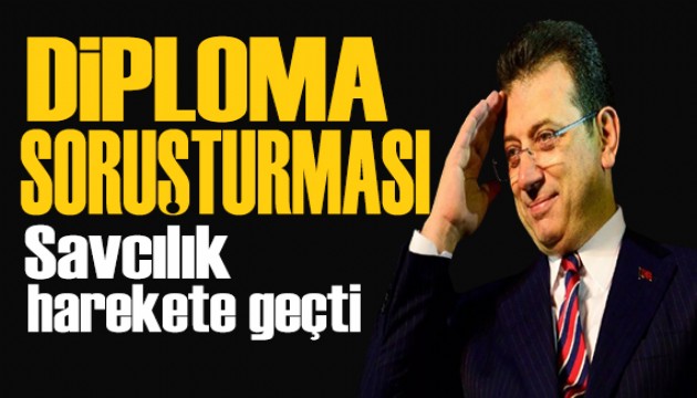 Savcılık harekete geçti: İmamoğlu'na sahte diploma soruşturması