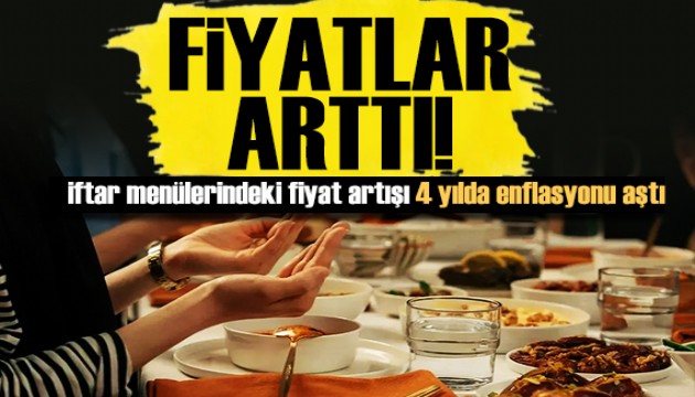 Fiyat artışı enflasyonu aştı! İftar sayısı azaldı