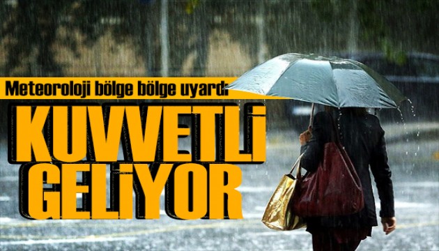 Meteoroloji bölge bölge uyardı: Kuvvetli yağış geliyor! İstanbul'da yağışlar devam edecek mi?