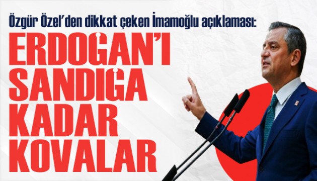 Özgür Özel'den dikkat çeken açıklama: İmamoğlu kaçmaz!