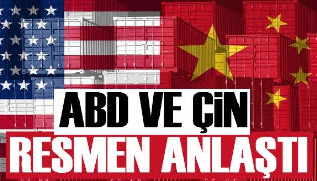 ABD: Çin ile ticaret anlaşması imzaladık