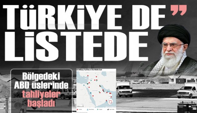 Tahran'ın tehdidi sonrası ABD üslerinde hareketlilik: Türkiye de listede