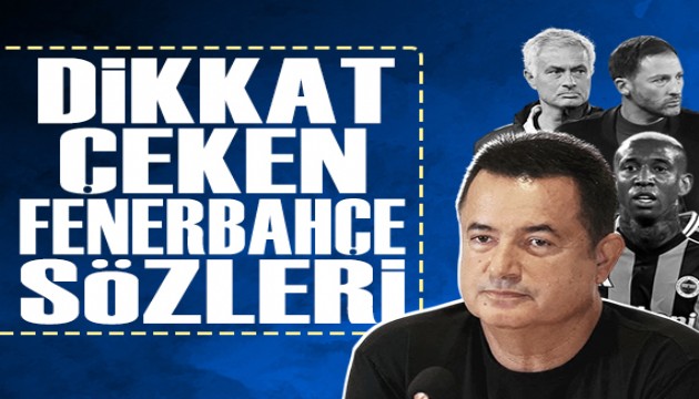 Acun Ilıcalı'dan dikkat çeken Fenerbahçe sözleri