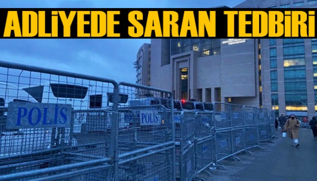 Çağlayan'da Sadettin Saran tedbiri