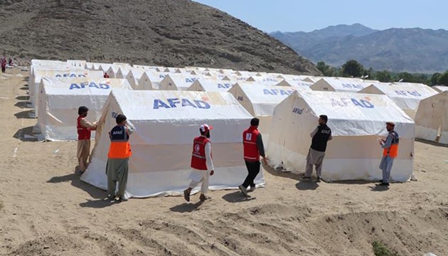 AFAD'dan Afganistan'a destek