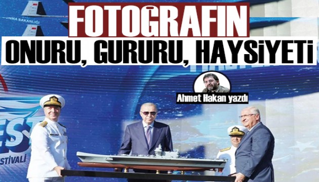 Ahmet Hakan yazdı: Maket taşıma fotoğrafının onuru, gururu, haysiyeti