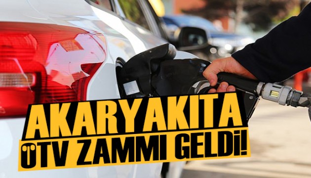 Akaryakıta ÖTV ayarı: Zam geldi!